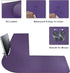 Mydours L-Shape Desk Pad, XXL Large Gaming Mouse Pad 54" L x 54" L x 16" W, Purple PU Leather for Home and Office