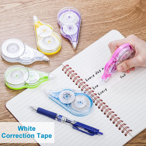 Nicunom 36 Pack Correction Tape, 39 Feet White Out Correction Tape with Easy to Use Applicator for Instant Corrections,