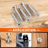 #6 x 3/8" Flat Head Sheet Metal Screws, Self Tapping, Stainless Steel 18-8 (304), 100 PCS