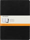 Moleskine Cahier Journal, Soft Cover, XL (7.5" x 9.5") Ruled/Lined, Black, 120 Pages (Set of 3)