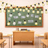 Karenhi 108 Pcs Back to School Light Bulb Bulletin Board Decoration Cutouts Set with Motivational Border