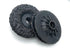 SIGNI 5 Pack SiC Plastic Back Grinding Wheel for Granite/Marble/Concrete and Glasses, 4.5 INCH, 8 GRIT