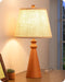 EDISHINE 21.85" Tall Table Lamp, Rustic Bedside Lamp, Water Transfer Rose Wood
