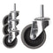DELIVeR 2 Inch Swivel Caster Wheels, Set of 4, 80 Lbs Per Caster, Replacement Rubber Caster Wheels