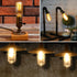 OMAYKEY 2W LED Tubular Bulb 25W Equivalent 250 Lumen, 2700K Warm White E26 Base, Antique Edison T45 Tube Clear Glass Dimmable LED Filament Bulbs, Chandelier Decorative Ceiling Fan Light Bulbs, 8 Pack by OMAYKEY