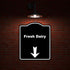 8.5 10 inches Fresh Dairy Black Sign Arrow Down Aluminum Composite Sign x