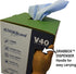 TaskBrand N-V040CGB V40 10 11.5 Inches, 200 Blue Value Series Center Pull Wiper Sheets, All-Purpose Disposable Cleaning