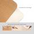 RENMTURE Dual-Sided Desk Pad, Large Natural Cork & PU Leather Mouse Mats for Office and Home Work, Easy Clean