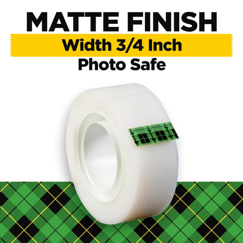 Scotch Magic Tape - Invisible Office Supplies for Home and Back to School, 12 Rolls