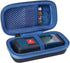 co2CREA Hard Case compatible with Bosch GLM 20 Compact Blaze 65' Distance Measure (Black Case + Inside Blue + Blue Zipper) by co2CREA