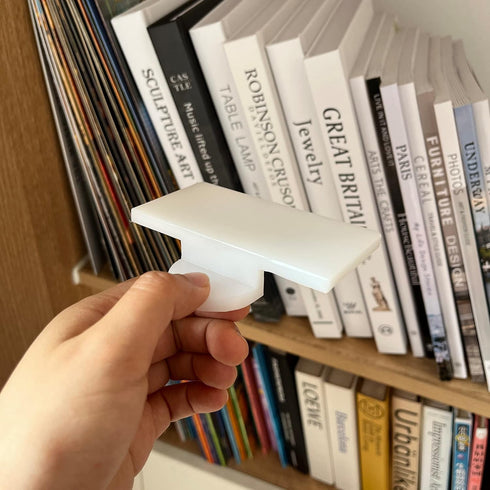Bookshelf Organizer Tool Align Books A Spirit Level for Books Plastic Bookend Book Shelf Guide for Home Office Library