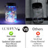 30 10 Packs SmilingTown LED Mason Jar Lights with Hangers Colorful Solar Mason Jar Lids Fairy String Light Outdoor