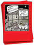 NobleWorks 12 Boxed Adult Christmas Cards with Envelopes, Hilarious Holiday Greetings, Silent Night