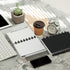Discbound Notebook - Customizable Refillable 5 Subject Journal with 120 Wide Ruled Pages, 6 Binder Dividers & 16 Tabs,