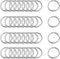 Mini Book Rings - 0.6 Inch/15mm Loose Leaf Rings for Album & Photo Paper - 100pcs