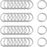 Mini Book Rings - 0.6 Inch/15mm Loose Leaf Rings for Album & Photo Paper - 100pcs