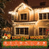 480 39FT 96 8 USOKYO Icicle Christmas Lights Outdoor, LED Icicle String Lights with Drops Modes and Timer, Twinkle