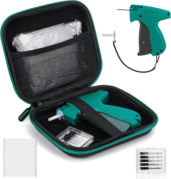 Tagging Gun for Clothing with Case, Standard Retail Price Tag Attacher Kit with 6 Needles & 1000pcs Fasteners