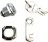XMHF 16mm Cylinder Cam Lock for Mailbox, Cabinet, Cupboard, Drawer, Tool Box, Keyed Different, 2 Pcs