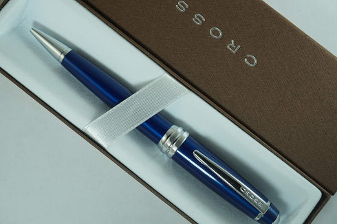 Cross Executive Companion with Diamond Cut Multi-groove Signature Center Ring Bailey BallPoint Pen