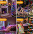 328FT 1200LED 8 IP67 OGORI Fairy Lights Outdoor, Multicolor Fairy String Lights Modes Remote & Timer, Waterproof Fairy