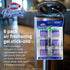 30 Closet, 0.12 Oz, 6 Count Clorox Fraganzia Stick-On Gel Fresheners, Lavender with Eucalyptus Trash Can Deodorizer Up