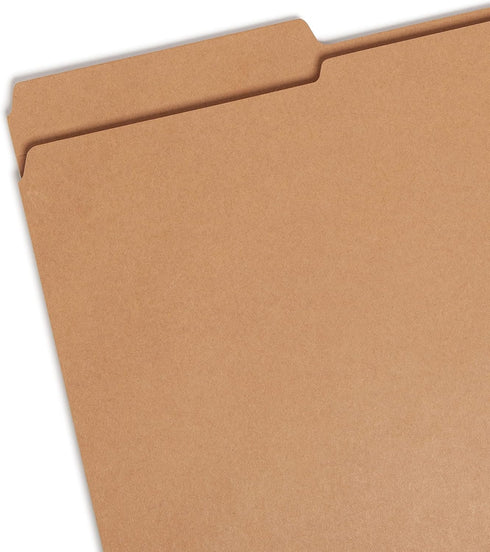 Smead File Folder, Reinforced 1/3-Cut Tab, Kraft, Legal Size, 100 per Box (15734)