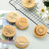 6 Packs Set Tessco for you Yogurt Jar Lids Bamboo Wood for Jars Reusable Lid with Silicone Sealing Rings and Different