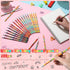 Kosiz Happy Birthday Pencils, Colorful Printed Birthday Pencils with Top Erasers, Perfect for Teachers and Kids Gifts