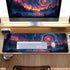 Large Moon Mouse Pad, Night Sky Forest Desk Mat, 31.5 x 11.8, Full Keyboard and Mouse Pad with Stitched Edges