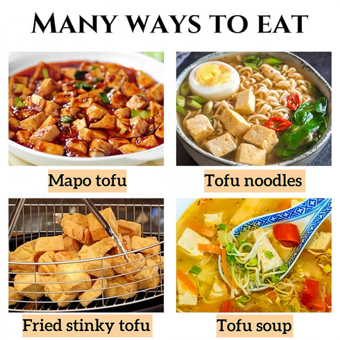 JKPDAMZ 8.47 oz 240g, 1cm Freeze Dried Tofu Cubes, High Protein Vegan Bites, Bite-Sized, Instant Dehydrated Tofu
