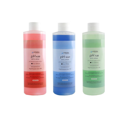 Apera Instruments AI1115 pH Calibration Buffer Solution Kit (7.00, 4.00, 10.01), 8