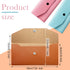 Kacctyen 12 Pcs Leather Cash Envelope Wallet, Reusable Check Budget Envelope Money Pouch for Women