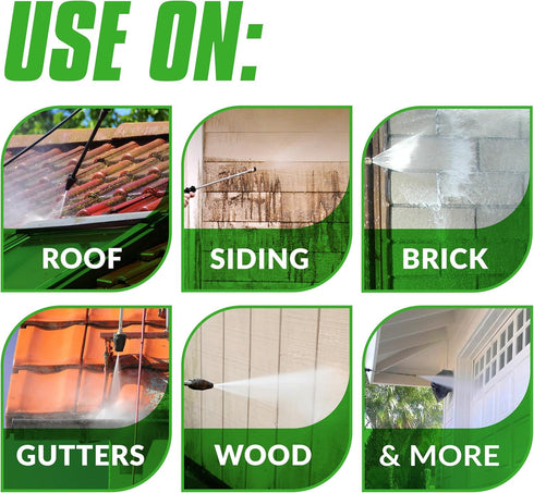 1 Oxy Solve House and Siding Pressure Washer Cleaner - Removes Stains from Mold & Mildew on Vinyl, Aluminum, Wood