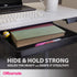 Officemate Large Self-Adhesive Under Desk Drawer - Black, 12.5" x 10.75" x 1.875" (22552)