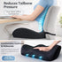 Tailbone X Large Memory Foam Seat Cushions for Office Chairs, Long Sitting Pressure Relief Ergonomic Office Chair