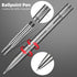 Spinning Ballpoint Pen for Stress Relief, Retractable Aluminum Metal Pen with Spinner, Fun Desk Toy for Work & Office