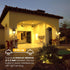 EvaStary Dusk to Dawn Yellow Bug Light Bulbs Outdoor, A19 LED Yellow Bulb for Porch Lights, 4 Pack