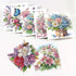 8 Packs 30x15cm) Diamond Art Painting Greeting Card Kit Diamond Art Greeting Cards Special Shaped Diamond Painting