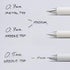 Pentel Gel Ink Pen, EnerGel Pearl, 0.5mm Fine Point, Needle Tip, Black (BLN75WBP3A)