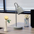 LD1079-GRY 16" Simple Designs Sleek Essentials Metal Looped Desk Task Lamp with Adjustable Shade, for Office, Desk