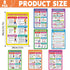 gisgfim Exercise Posters Stretching Yoga Workout Poster Physical Educational Fitness Decoration Physical Bodyweight