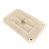 BUD Industries NBX-32916-PL Natural ABS Plastic Internal Panel 10.51" L x 6.69" W x 0.13" D