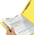 Smead Classification File Folder, 1 Divider, 2" Expansion, Letter Size, Yellow, 10 per Box (13704)