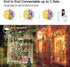 65.6ft 150 11 IP44 RaThun Color Changing String Lights, LED Multicolor & Warm White Globe Lights with Remote, Modes