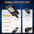 11-Inch Garden(2 Pack) Solar Street Light Outdoor, Solar Powered Street Light with Motion Sensor & Remote Control, Dusk
