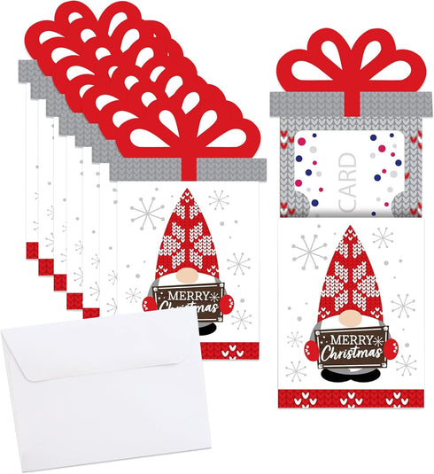 Big Dot of Happiness Christmas Gnomes - Holiday Party Money and Gift