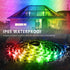 Ledagic 98ft (1 Ip65 Outdoor Led Strip Lights Waterproof Roll), Outside Led Light Strip Waterproof with Remote and App