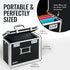 Vaultz File Organizer Storage Box, 14 x 7 x 12.19 Inch, Portable Locking Storage Totes with Dual Combination Locks