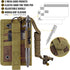 IronSeals Tactical ID Card Holder, Detachable Quick Rip-Away Badge Holder with Key Ring & Adjustable Neck Lanyard